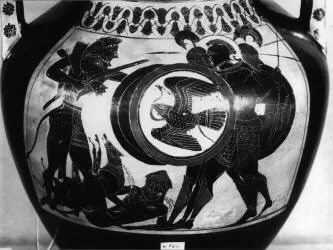 AMPHORA, BELLY, TYPE A (ATHENIAN, BLACK-FIGURE)