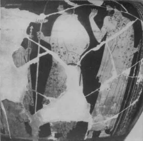 KRATER, COLUMN (ATHENIAN, RED-FIGURE)