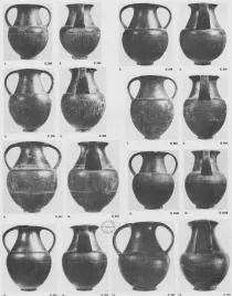 AMPHORA, BELLY (ETRUSCAN, BUCCHERO)