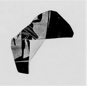 OINOCHOE, FRAGMENT (ATHENIAN, BLACK-FIGURE)