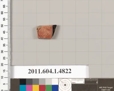 Terracotta fragment of a kylix (drinking cup)