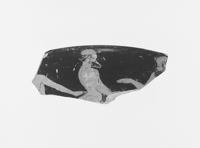 Attic Red-Figure Kylix Fragment