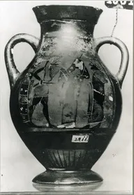 AMPHORA, BELLY, TYPE B (ATHENIAN, BLACK-FIGURE)