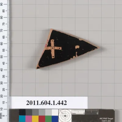 Terracotta fragment of a kylix (drinking cup)