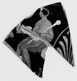 KRATER, VOLUTE, FRAGMENT (SOUTH ITALIAN, APULIAN, RED-FIGURE)