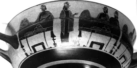 CUP, SIANA (ATHENIAN, BLACK-FIGURE)