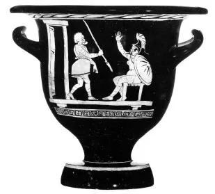 KRATER, BELL (SOUTH ITALIAN, APULIAN, RED-FIGURE)