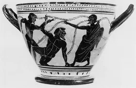SKYPHOS (ATHENIAN, BLACK-FIGURE)
