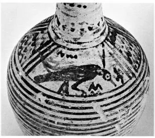 LEKYTHOS (PROTOATTIC, SILHOUETTE)