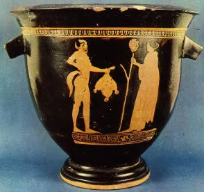 KRATER, BELL (ATHENIAN, RED-FIGURE)