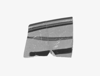 Attic Black-Figure Eye Cup Fragment (comprised of 2 Joined Fragments)