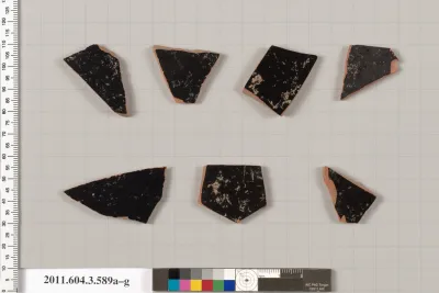 Terracotta fragments of a column-krater (bowl for mixing wine and water)