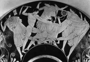 CUP B (ATHENIAN, RED-FIGURE)