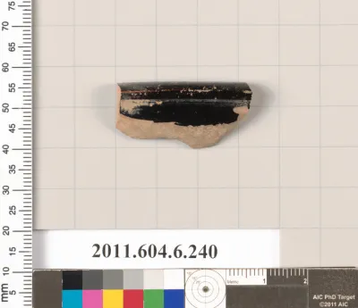 Terracotta fragment of a bowl