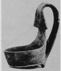 KYATHOS (ETRUSCAN, BUCCHERO)