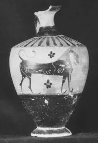 LEKYTHOS (ATHENIAN, BLACK-FIGURE)