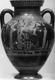 AMPHORA, BELLY, TYPE B (ATHENIAN, BLACK-FIGURE)