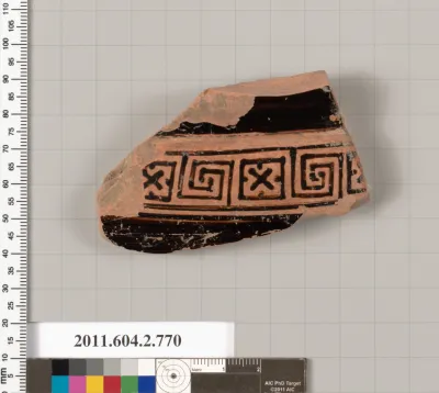 Terracotta fragment of a calyx-krater (bowl for mixing wine and water)