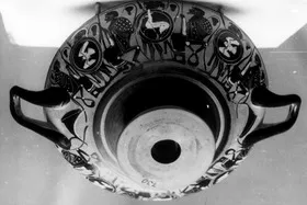 CUP A (ATHENIAN, BLACK-FIGURE)