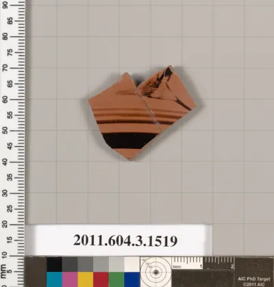 Terracotta fragment of a skyphos (deep drinking cup)