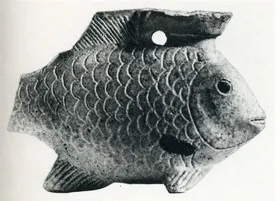 FIGURE VASE, ARYBALLOS (EAST GREEK, INCISED)