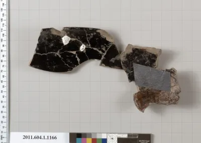 Terracotta fragment of a kylix (drinking cup)