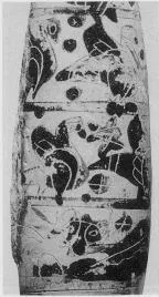 ALABASTRON (ETRUSCO-CORINTHIAN, BLACK-FIGURE)
