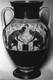AMPHORA, BELLY, TYPE A (ATHENIAN, BLACK-FIGURE)