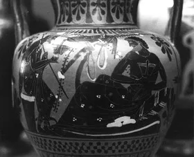 AMPHORA, NECK (ATHENIAN, BLACK-FIGURE)