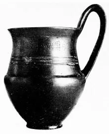 PITCHER (ETRUSCAN, BUCCHERO)