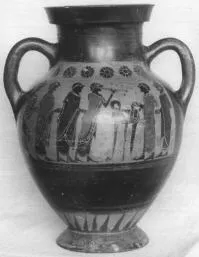 AMPHORA, BELLY, TYPE B (ATHENIAN, BLACK-FIGURE)