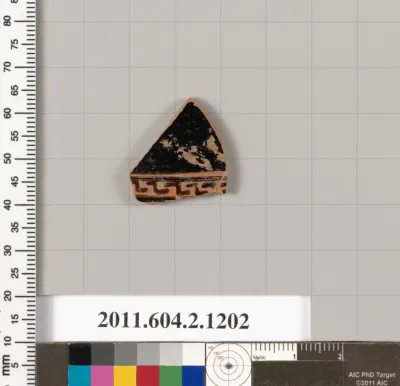 Terracotta fragment from an open shape