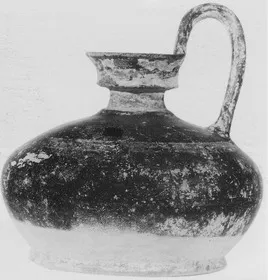 OINOCHOE (CORINTHIAN, BLACK GLAZE)