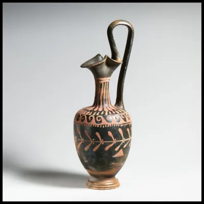 Terracotta oinochoe (jug)