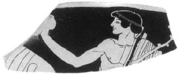 CUP, FRAGMENT (ATHENIAN, RED-FIGURE)