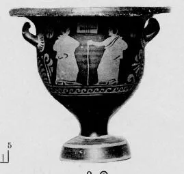KRATER, BELL (SOUTH ITALIAN, APULIAN, RED-FIGURE)
