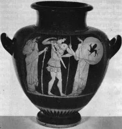 STAMNOS (ATHENIAN, RED-FIGURE)