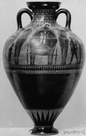 AMPHORA, PANATHENAIC SHAPE (ATHENIAN, BLACK-FIGURE)