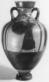 AMPHORA, PANATHENAIC PRIZE (ATHENIAN, BLACK-FIGURE)
