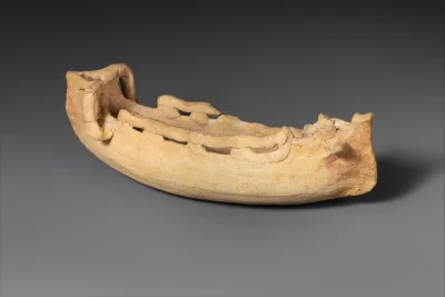 Terracotta model of a ship