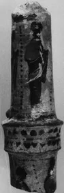 PYXIS, FRAGMENT (ATHENIAN, BLACK-FIGURE)