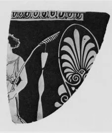 SKYPHOS, FRAGMENT (SOUTH ITALIAN, APULIAN, RED-FIGURE)