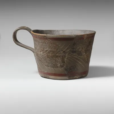 Terracotta straight-sided cup