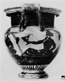 KRATER, COLUMN (ATHENIAN, BLACK-FIGURE)