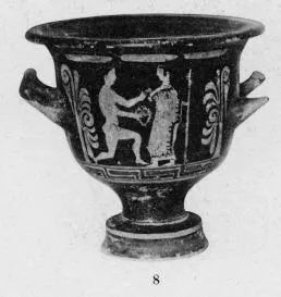 KRATER, BELL (SOUTH ITALIAN, BLACK GLAZE)