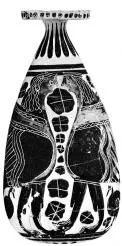 ALABASTRON (ETRUSCO-CORINTHIAN, BLACK-FIGURE)