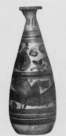 ALABASTRON (ETRUSCO-CORINTHIAN, BLACK-FIGURE)