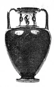 AMPHORA, NECK (ATHENIAN, BLACK-FIGURE)