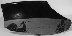 CUP, LITTLE MASTER BAND, FRAGMENT (ATHENIAN, BLACK-FIGURE)