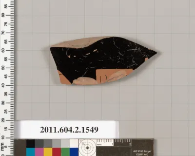 Terracotta fragment of a skyphos (deep drinking cup)